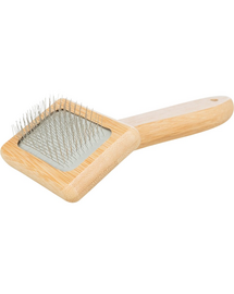 TRIXIE Perie moale pentru caine, bambus/metal, 7x16 cm