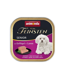 ANIMONDA Pate pentru caini vom Feinsten Senior pasare si miel 150 g