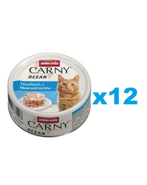 ANIMONDA Carny ocean Conserve hrana pisici, cu ton si fructe de mare 12x80g
