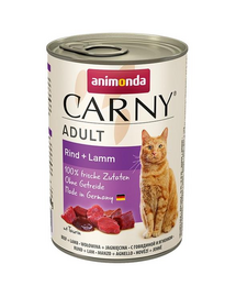 ANIMONDA Carny Adult Vită și Miel 0.4 kg