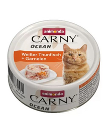 ANIMONDA Carny Ocean ton alb și creveți 80 g