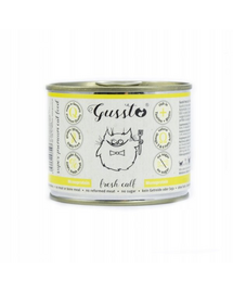 GUSSTO Cat Fresh Calf CARNE PROASPĂTĂ DE VIŢEL 200 g
