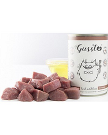 GUSSTO Cat Fresh Wild Boar CARNE PROASPĂTĂ DE MISTREŢ 400 g