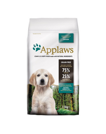 APPLAWS Dog Puppy Small&Medium hrana uscata pentru juniori, cu pui 7,5 kg