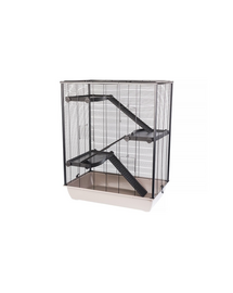 INTERZOO Diego + PL Cusca 3 etaje pentru rozatoare 78 cm bej deschis