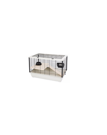 INTERZOO BUNNY 80 DE LUXE Cusca echipata iepuri 78 cm gri deschis