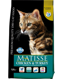 FARMINA MATISSE Hrana uscata pisici adulte, cu pui si curcan 1,5 kg
