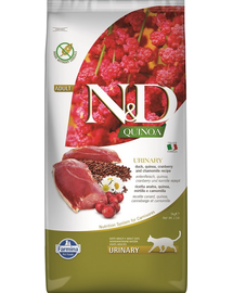 FARMINA N&D Quinoa Cat Urinary Hrana uscata pisici adulte, cu rata 5 kg