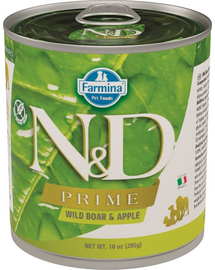FARMINA N&D Dog Prime mistreț & măr 285 gr