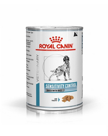 ROYAL CANIN Dog sensitivity control duck 6 x 410 g hrană umedă pentru câini adulți cu reacții adverse la alimente