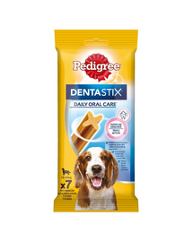 PEDIGREE DentaStix Sticks dentitie caini talie medie 7 buc - 180g