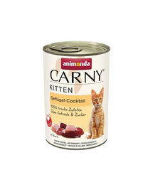ANIMONDA Carny Kitten Poultry Cocktail 400 g Conserva hrana umeda pisoi, cu pasare