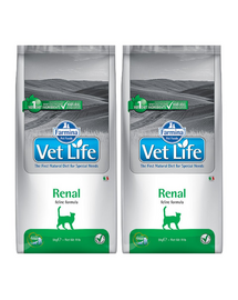 FARMINA Vet Life Renal Cat 2x10 kg dieta pisici pentru sustinere functie renala
