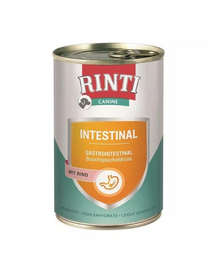 RINTI Canine Intestinal beef 400 g hrana cu vita, pentru caini