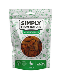 SIMPLY FROM NATURE Meat Noodles Recompensa rata pentru caini 80 g