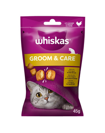 WHISKAS Healthy Shine 45 g recompense cu pui pentru pisica
