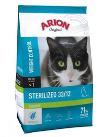 ARION Original Cat Sterilized Chicken 2 kg cu pui pentru pisica sterilizata