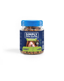 SIMPLY FROM NATURE Smart Bites Snack pentru caini, cu iepure 130 g