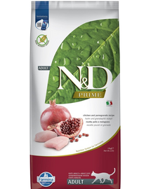 FARMINA N&D Prime Chicken & Pomegranate Adult Cat 10 kg hrana uscata pisici, cu pui si rodie