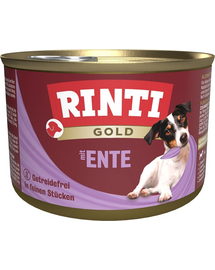 RINTI Gold Duck hearts Mini inimi de rata hrana caine talie mica 185 g