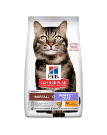 HILL’S Science Plan Hairball & Perfect Coat cu pui 7 kg