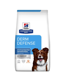 HILL'S Prescription Diet Canine Derm Defense pentru caini cu alergii 24 kg (2x12 kg)