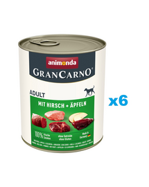 ANIMONDA GranCarno Adult conserva hrana caini porc, vanat si mar 6x800 g