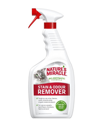 NATURE'S MIRACLE Stain&Odour Remover Cat melon Spray impotriva petelor si mirosurilor pisici, parfum de pepene 946 ml
