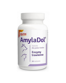 DOLFOS AmylaDol 90 tab. supliment digestiv pentru caini si pisici