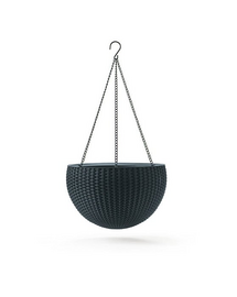 KETER Ghiveci suspendat pentru flori Rattan 8,6 L
