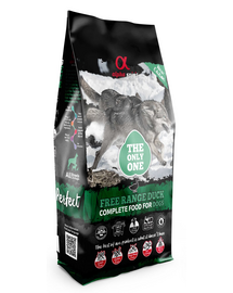 ALPHA SPIRIT Hrana uscata caini, cu rata Free range duck 12 kg