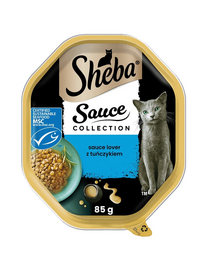 SHEBA Sauce Collection ton in sos 85 g tava pentru pisica