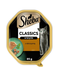 SHEBA Classics 85 g hrana umeda pisici adulte, cu vanat în terina