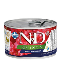 FARMINA N&D Quinoa Dog Weight Management 140 g Hrana umeda pentru caini, pentru controlul greutatii