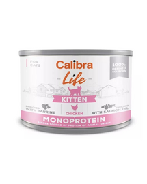 CALIBRA Cat Life Kitten Chicken 200g hrana monoproteica cu pui pentru pisoi