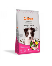 CALIBRA Dog Premium Line Puppy&Junior 3 kg hrana pentru caini nou nascuti si juniori, femele gestante sau care alapteaza
