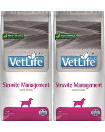 FARMINA Vet Life Struvite Management 2x12 kg dieta veterinara caini