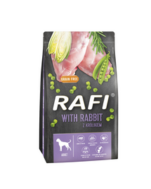 RAFI Hrană uscată pentru câini cu iepure 10 kg