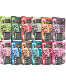 LEONARDO Finest Selection hrana umeda pisici, mix de arome 36 x 85 g