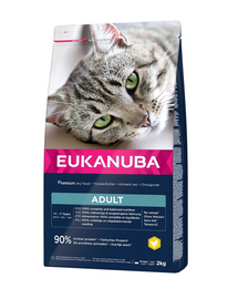 EUKANUBA Cat Adult All Breeds Top Condition Chicken & Liver Hrana uscata pentru pisici adulte, cu pui si ficat  2 kg