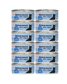 COMFY APPETIT PREMIUM Mousse set conserve hrana pisici 12x85 g cu somon
