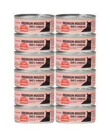 COMFY APPETIT PREMIUM Mousse pachet conserve hrana pisici 12x85 g cu vita
