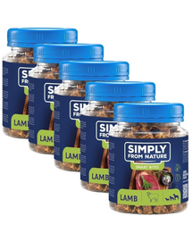 SIMPLY FROM NATURE Smart Bites 5x130 g recompensa cu miel pentru caini