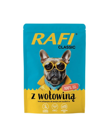 RAFI Classic plic cu vita hrana pentru caini 10x400g
