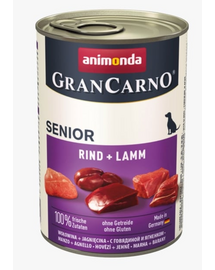 ANIMONDA Grancarno Senior Hrana umeda cu miel si vitel pentru caini senior 800 g