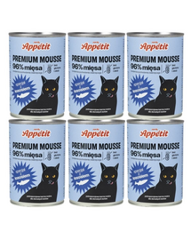 COMFY PREMIUM Mousse de somon pentru pisici 6x400 g