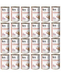 BRIT Veterinary Diet Renal Tuna&Salmon&Pea afectiuni renale 24x400 g hrana dietetica pentru caini
