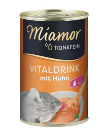 MIAMOR Trinkfein Conserva supa pisici, cu pui 135 g