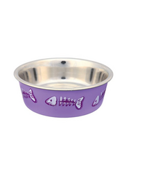 TRIXIE Bol metal cu înveliș din plastic 0.3 L / 12 cm