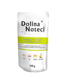 DOLINA NOTECI Premium Hrana pentru caini, bogata in gasca si cartofi, 150 g